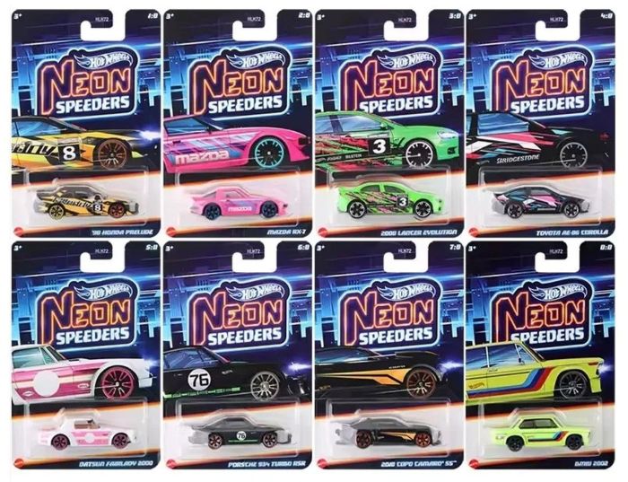 MATTEL Hot Wheels Neon Speeders cm In blister (xcm) assortite…x10